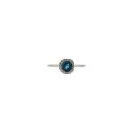 Anillo Topacio London Con Diamantes