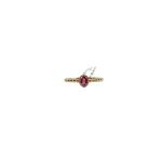 Anillo Oval Mini Rubi