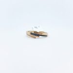 Anillo Lineas de Diamante