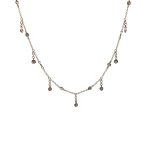 Collar Diamantes Biselados Colgantes