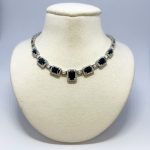 Gargantilla De Zafiros Con Diamantes