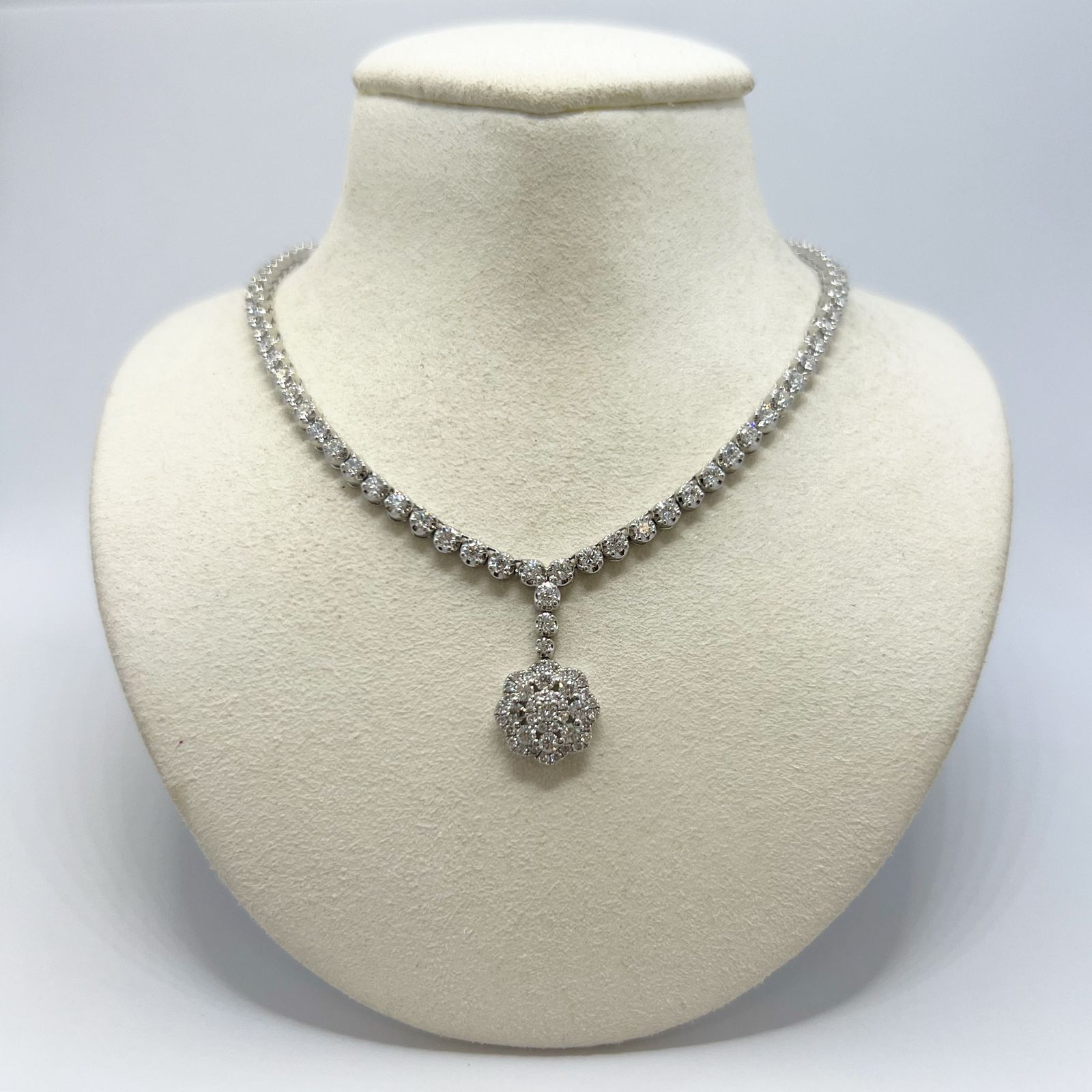 Gargantilla Flor De Diamantes