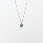 Collar Redondo Esmeralda y Diamantes