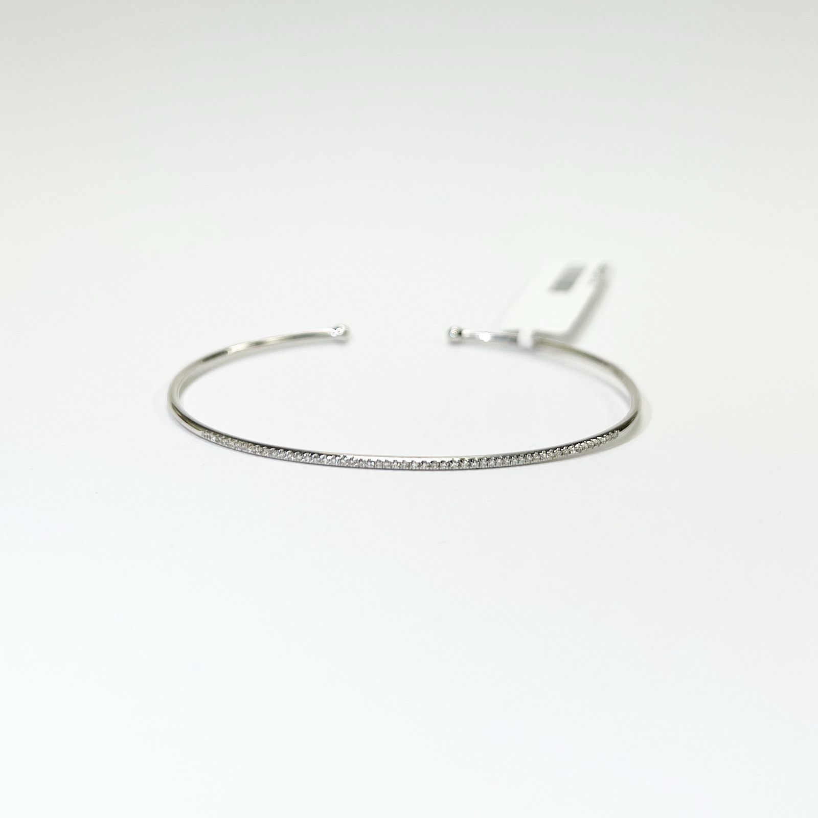 Pulsera Rigida Con Diamantes