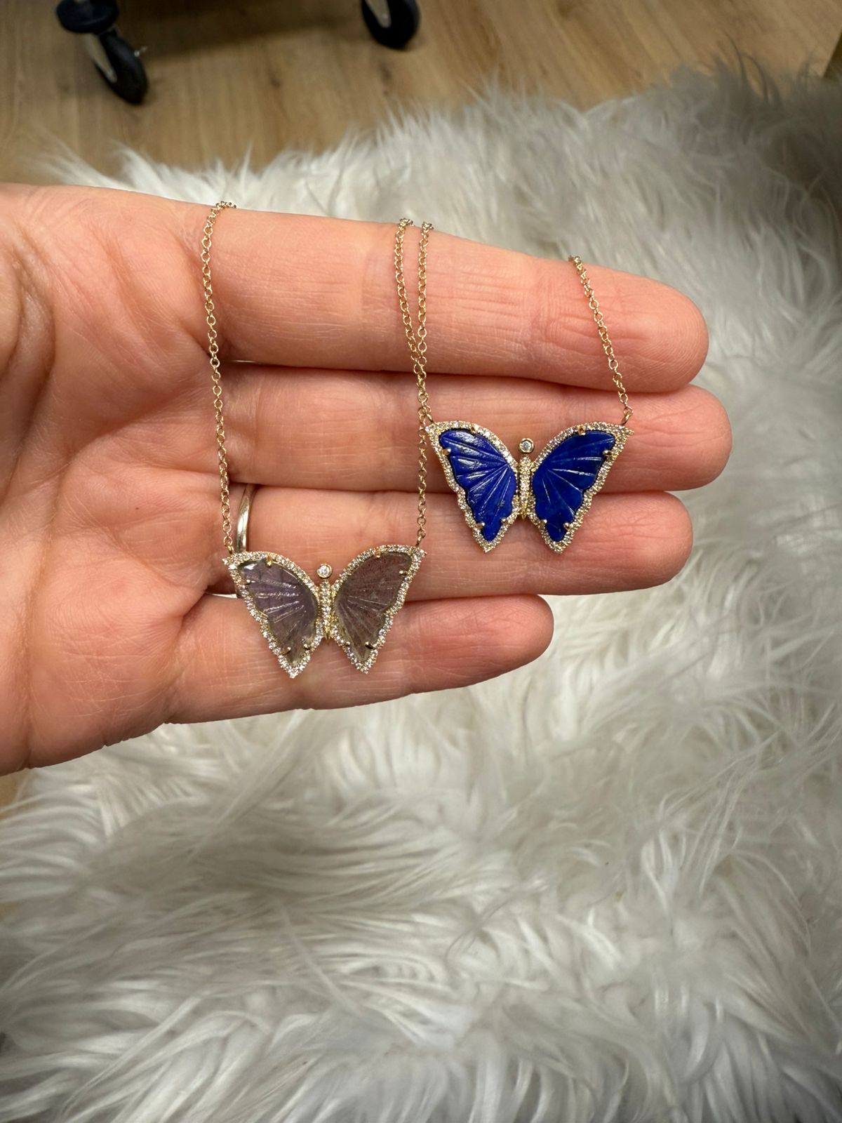 Collar Mariposa Labradorita