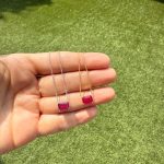 Collar Solitario De Rubi