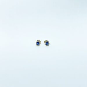 Aretes Gota Zafiro Mini