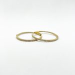 Arracada Flexible Con Diamantes