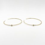 Arracadas Con Diamante Biselado