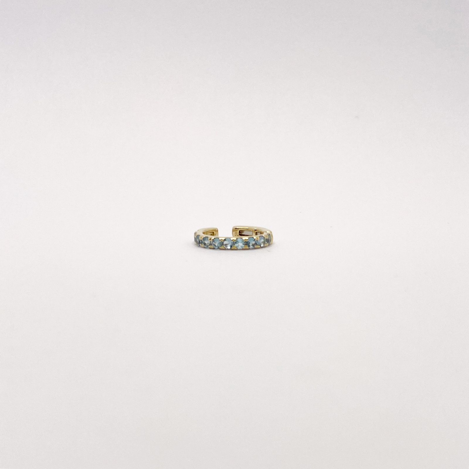 Earcuff De Topacio London Blue