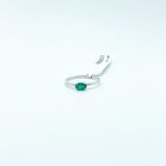 Anillo Esmeralda Oval