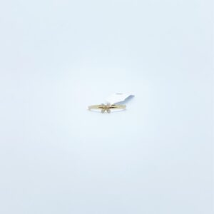 Anillo Trebol Con Diamantes