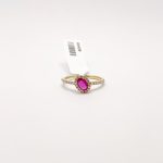 Anillo Oval Rubi
