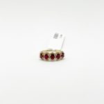 Churumbela Ovales Rubi Con Diamantes