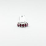 Churumbela Ovales Rubi Con Diamantes