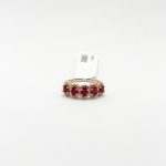 Churumbela Ovales Rubi Con Diamantes