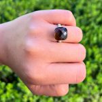 Anillo Cuarzo Ahumado