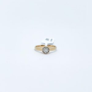 Anillo Circulo De Diamantes