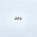 Anillo De Eslabones Con Diamantes