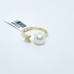 Anillo Perla y Mariposa #6.5