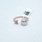 Anillo Perla y Mariposa #6.5