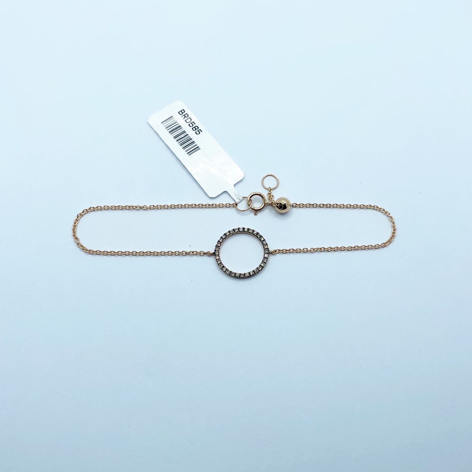 Pulsera Circulo Con Diamantes