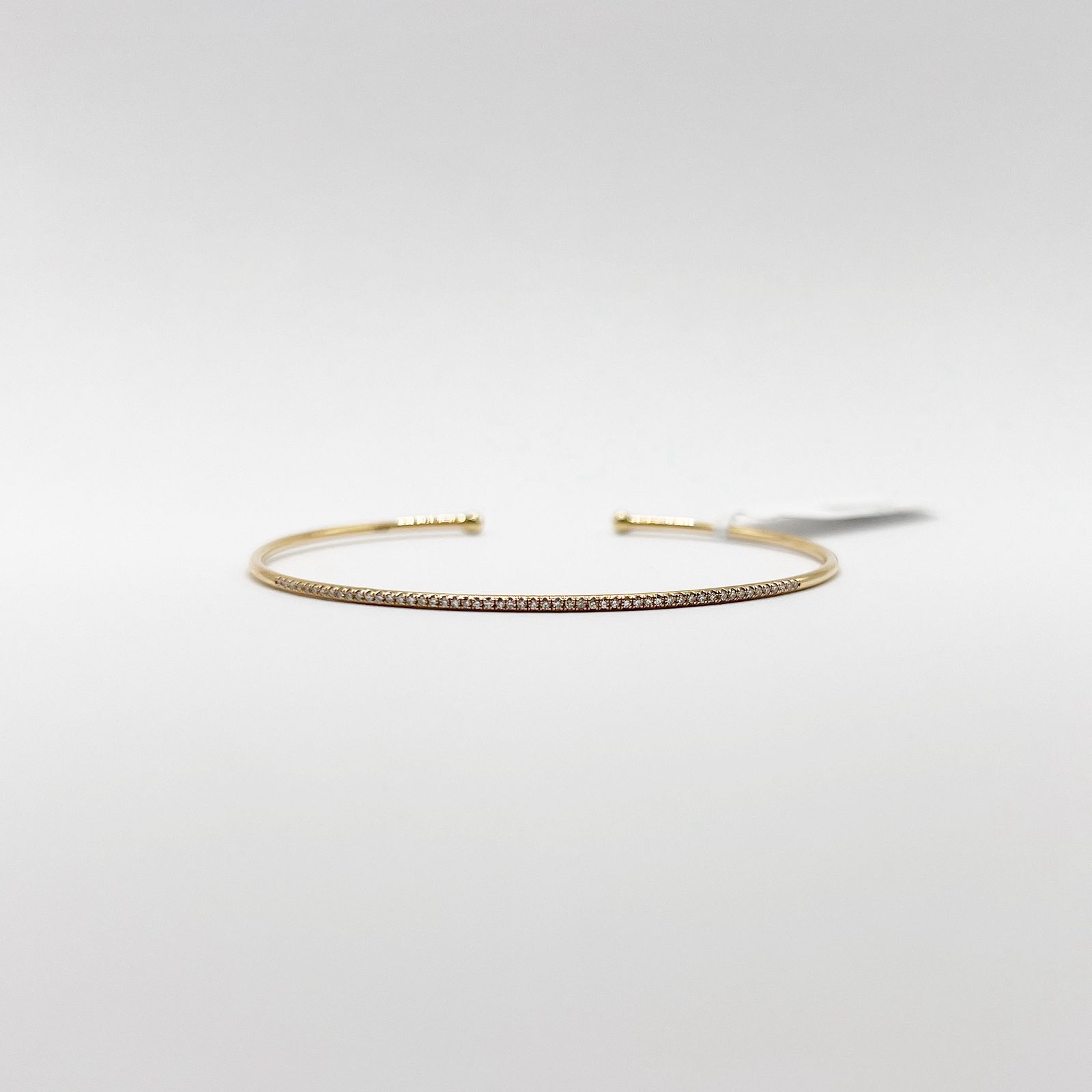 Pulsera Rigida Con Diamantes