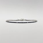 Pulsera Tennis De Zafiros y Diamantes