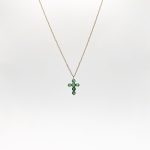 Collar Cruz De Esmeralda