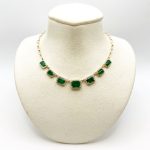 Collar De Esmeraldas y Diamantes