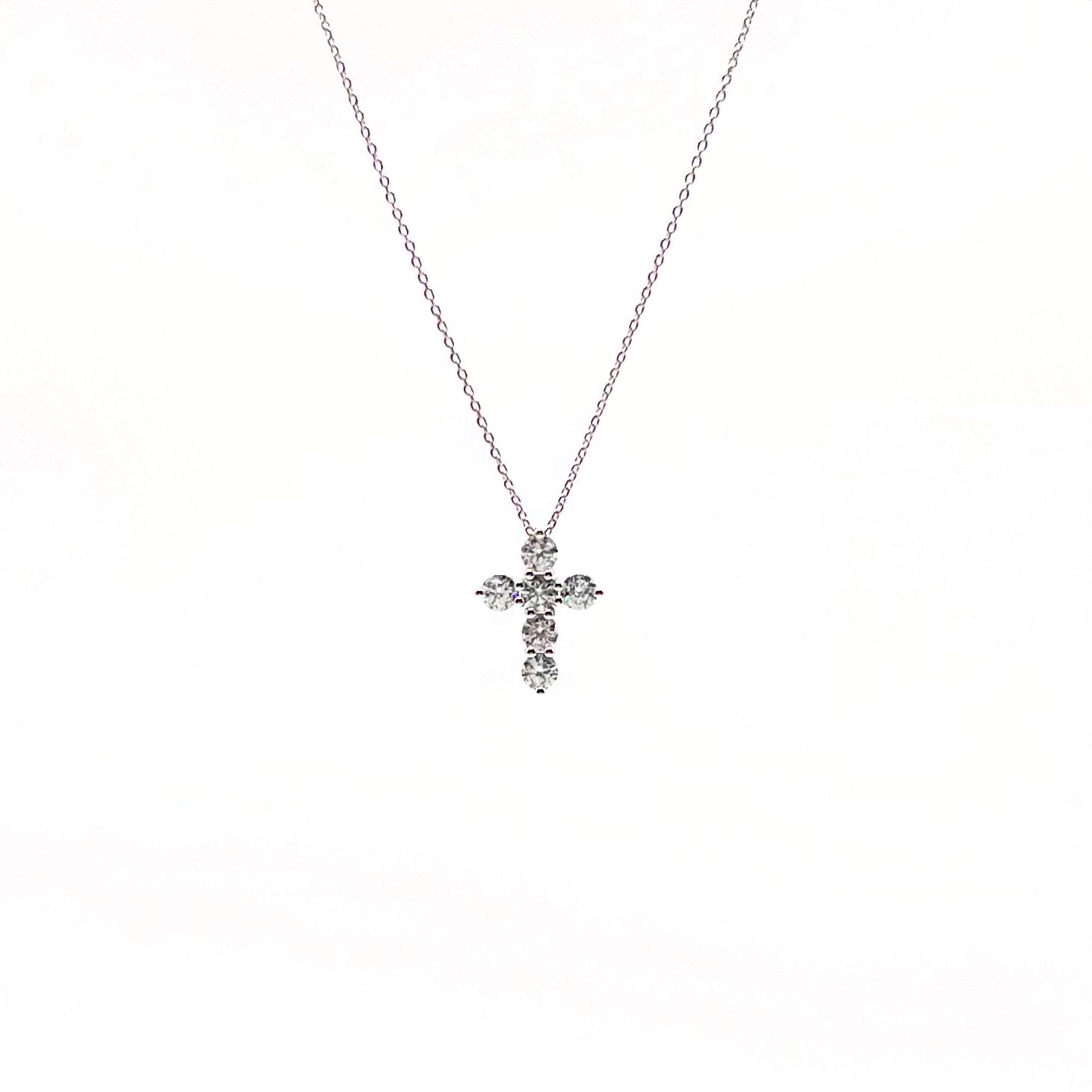 Collar Cruz De Diamantes