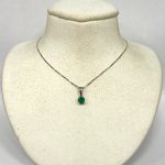 Collar Colores Esmeralda Redondo