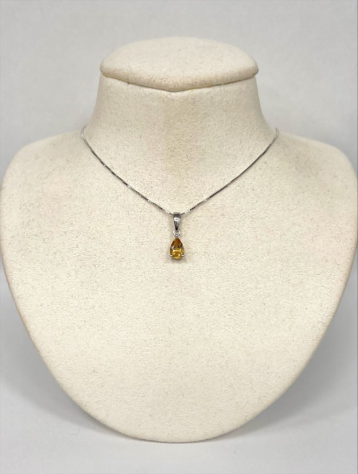 Collar Colores Citrino Gota