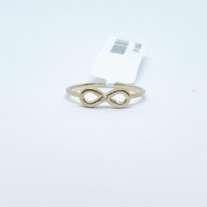 Anillo 10K Infinito Con Zirconia