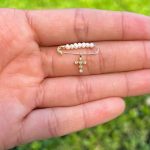 Segurito Con Perlas y Cruz De Zirconias